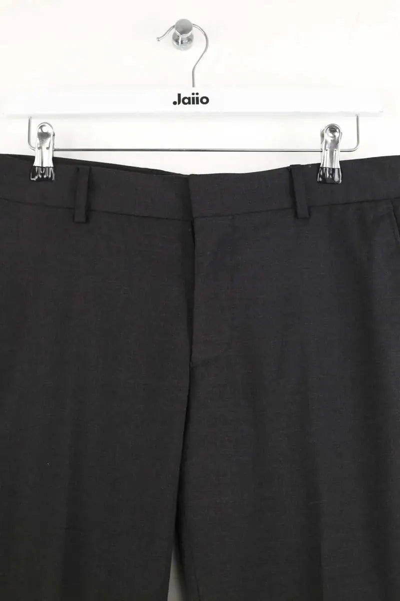 Pantalon droit The Kooples Noir en Laine
