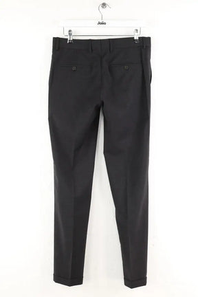 Pantalon droit The Kooples Noir en Laine
