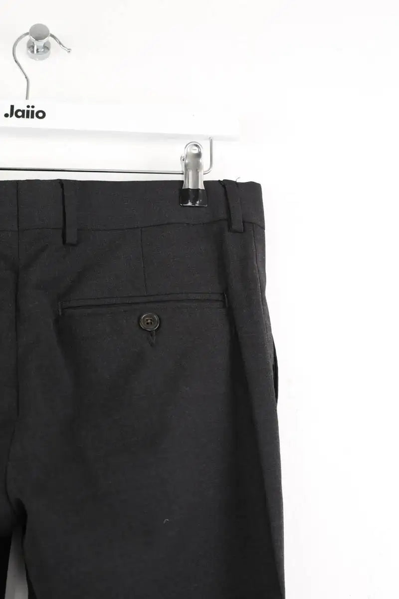 Pantalon droit The Kooples Noir en Laine