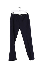 Pantalon droit The Kooples Noir en Laine, taille S - Seconde Main