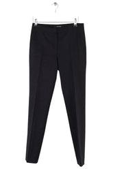 Pantalon droit The Kooples Noir en Laine, taille XS - Seconde Main