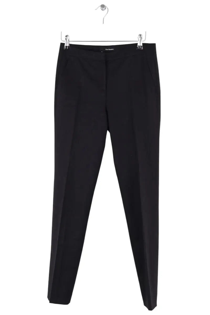 Pantalon droit The Kooples Noir en Laine, taille XS - Seconde Main