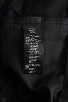 Pantalon droit The Kooples Noir en Polyester
