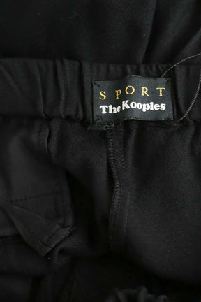 Pantalon droit The Kooples Noir en Viscose
