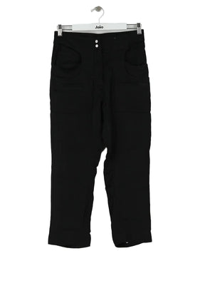 Pantalon droit The Kooples Noir en Viscose, taille XS - Seconde Main