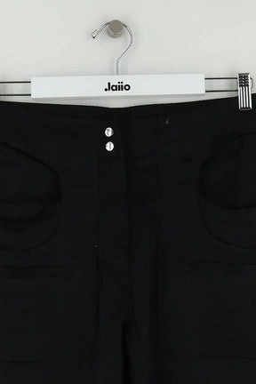 Pantalon droit The Kooples Noir en Viscose