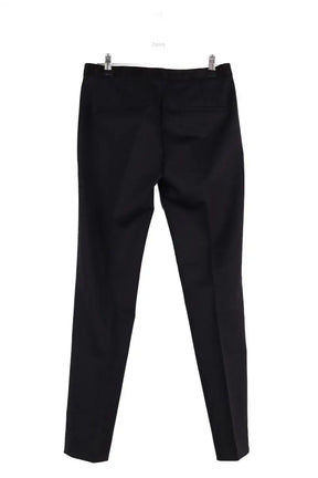 Pantalon droit Theory Noir en Laine