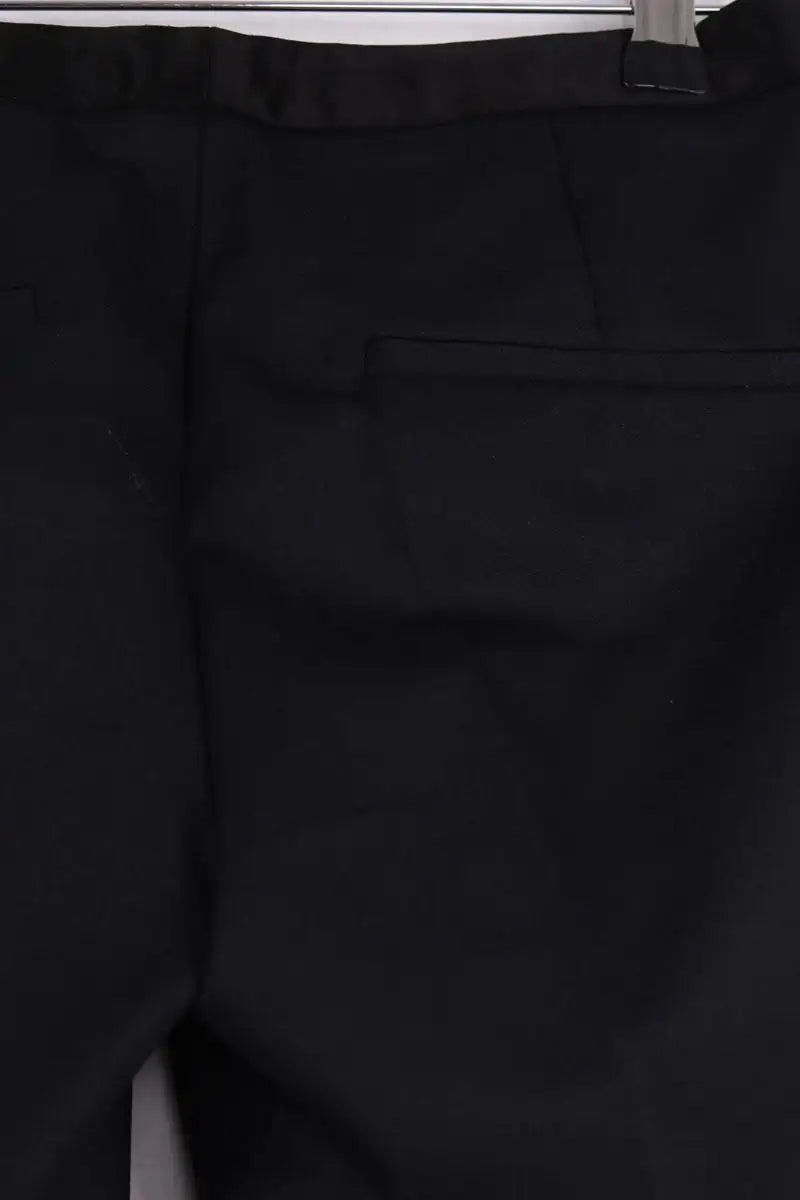 Pantalon droit Theory Noir en Laine