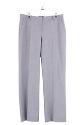 Pantalon droit Tommy Hilfiger Gris en Synthétique, taille L - Seconde Main