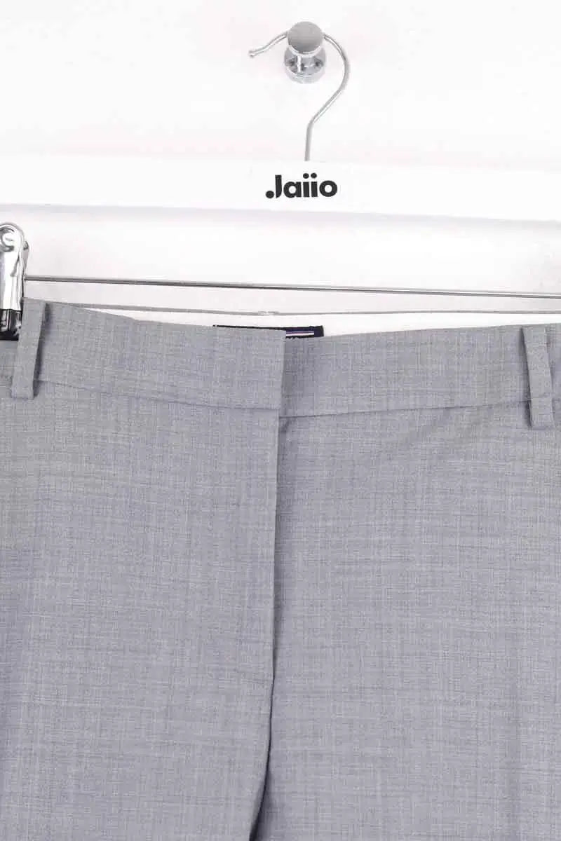 Pantalon droit Tommy Hilfiger Gris en Synthétique