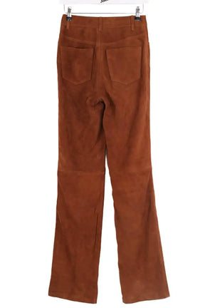 Pantalon droit Vanessa Bruno Belita Marron en Daim