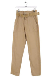 Pantalon droit Vanessa Bruno Camel en Coton, taille S - Seconde Main
