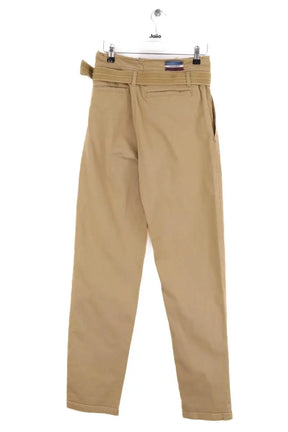 Pantalon droit Vanessa Bruno Camel en Coton