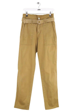 Pantalon droit Vanessa Bruno Kaki en Coton, taille S - Seconde Main