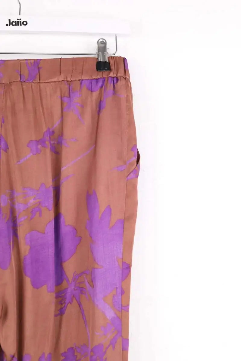Pantalon droit Vanessa Bruno Marron en Viscose