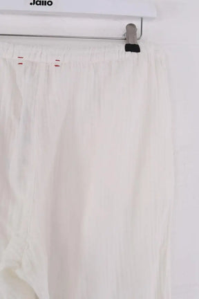 Pantalon droit Xirena Blanc en Coton