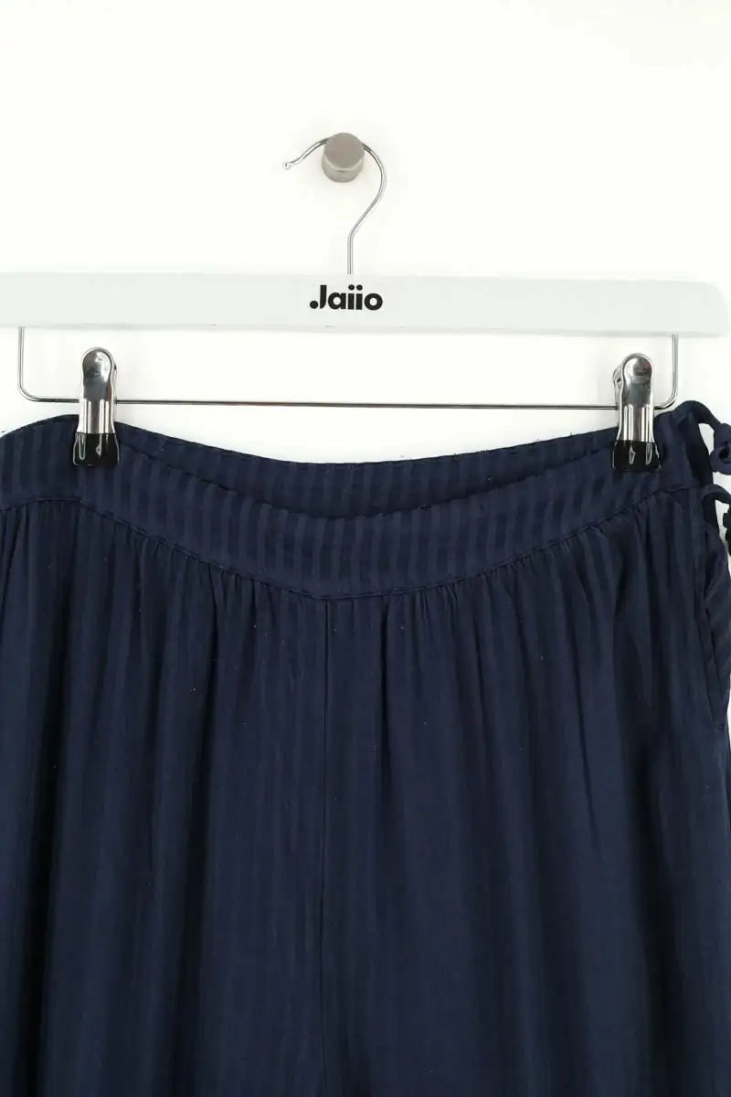 Pantalon droit Ysé Bleu en Viscose