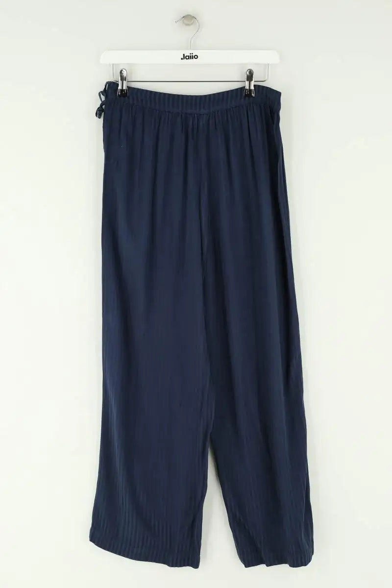 Pantalon droit Ysé Bleu en Viscose