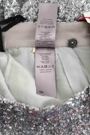 Pantalon droit Zadig & Voltaire Argent en Synthétique
