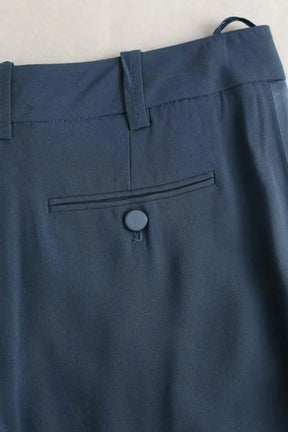 Pantalon droit Zadig & Voltaire Bleu en Viscose