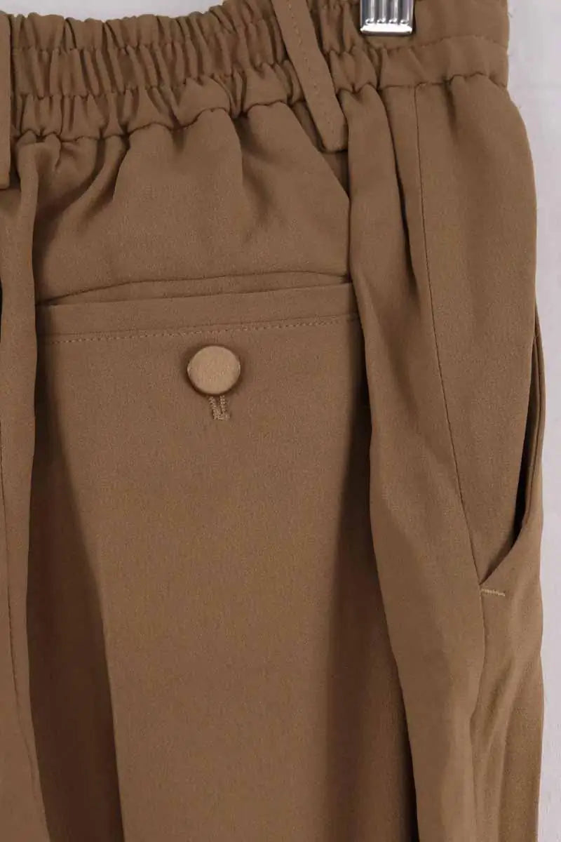 Pantalon droit Zadig & Voltaire Camel en Viscose