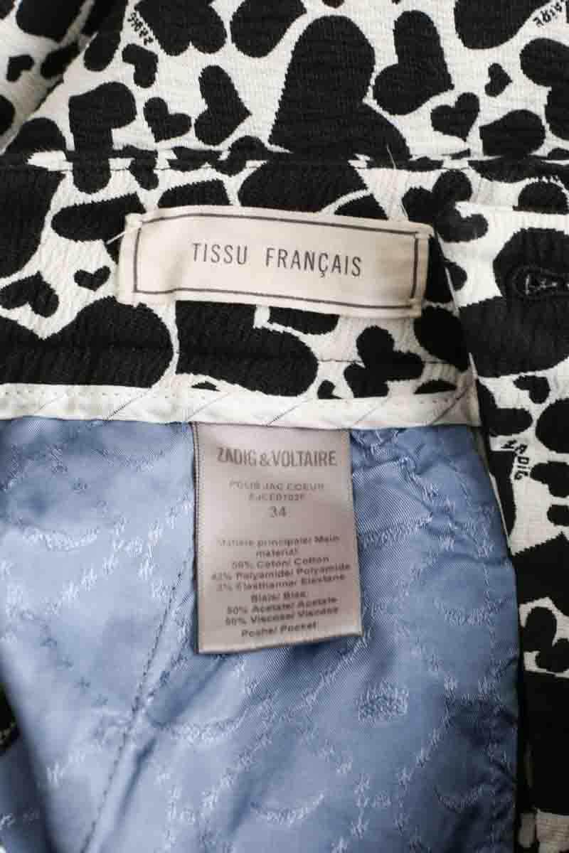 Pantalon droit Zadig & Voltaire Noir en Coton