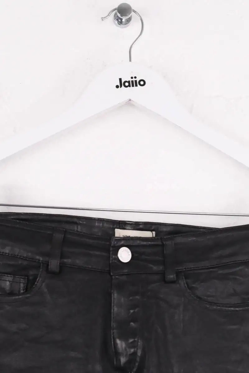 Pantalon droit Zadig & Voltaire Noir en Cuir