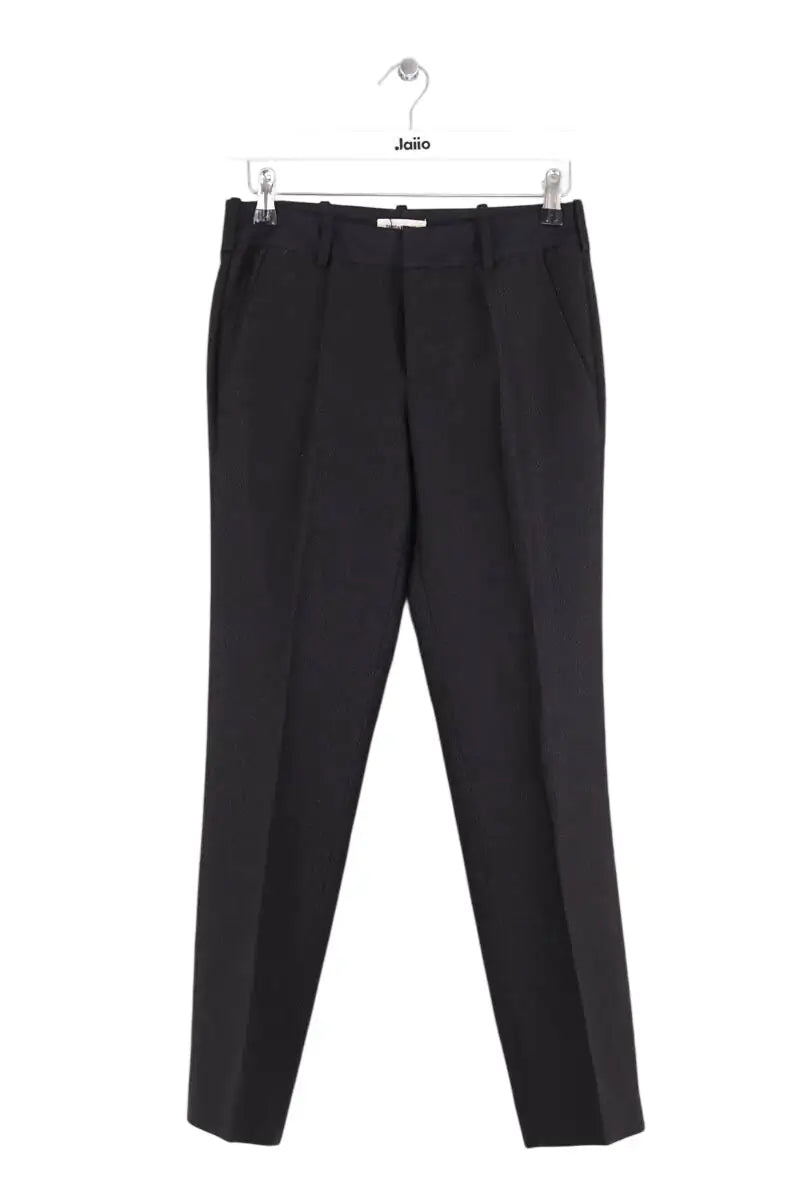 Pantalon droit Zadig & Voltaire Noir en Viscose, taille XS - Seconde Main