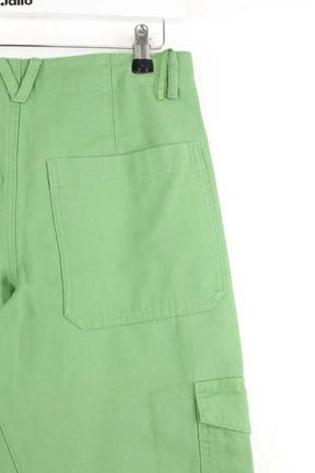 Pantalon droit Zadig & Voltaire Player canvas amande Vert en Coton