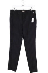 Pantalon droit Zadig & Voltaire Prune shimmer Noir en Viscose, taille M - Seconde Main