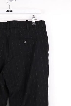 Pantalon droit Zadig & Voltaire Prune shimmer Noir en Viscose