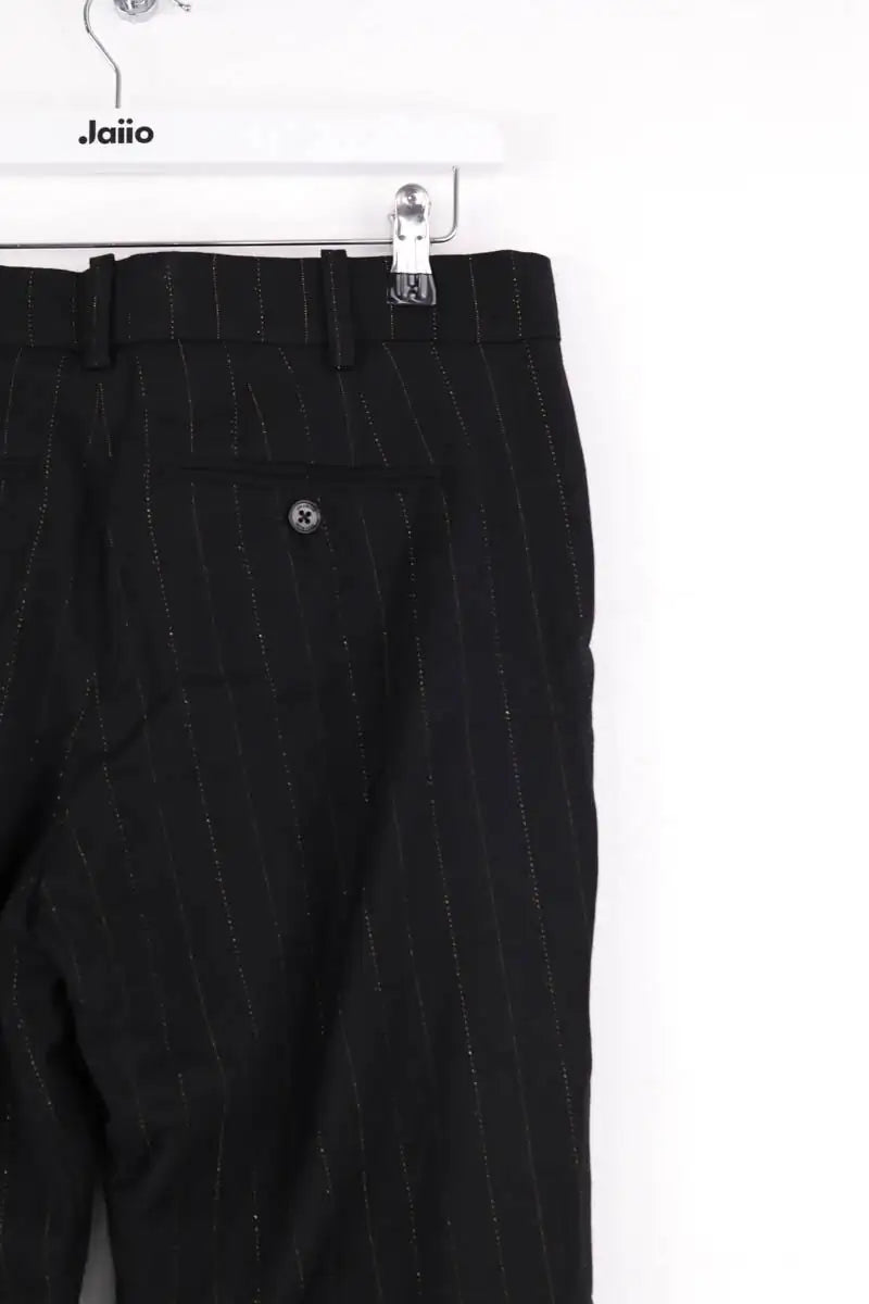 Pantalon droit Zadig & Voltaire Prune shimmer Noir en Viscose