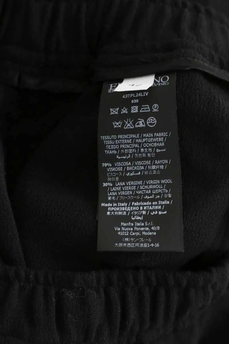 Pantalon Ermanno Scervino Noir en Viscose