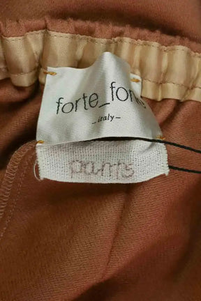Pantalon Forte_Forte Rose en Laine