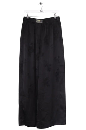 Pantalon Ganni Noir en Synthétique, taille M - Seconde Main