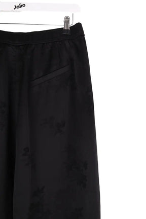 Pantalon Ganni Noir en Synthétique