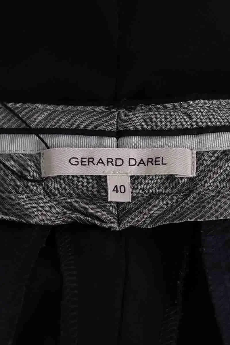 Pantalon Gerard Darel Noir en Synthétique