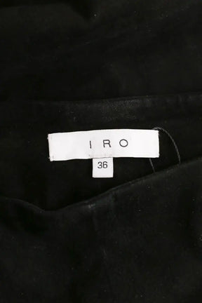 Pantalon Iro Noir en Daim