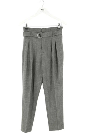 Pantalon Iro Time Gris en Laine, taille M - Seconde Main