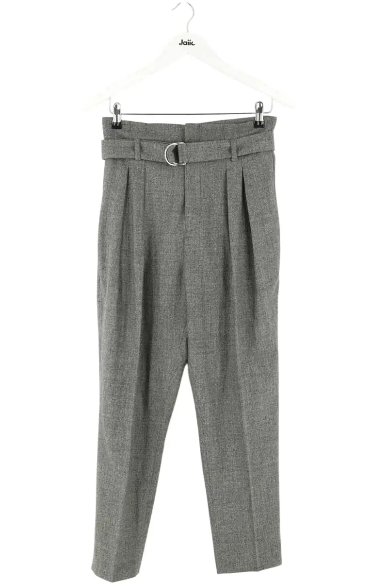 Pantalon Iro Time Gris en Laine, taille M - Seconde Main