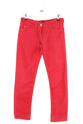 Pantalon Isabel Marant Rouge en Coton, taille S - Seconde Main