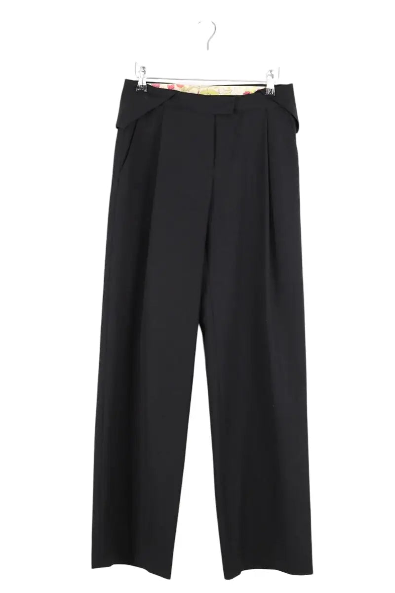 Pantalon Kenzo Noir en Laine, taille S - Seconde Main