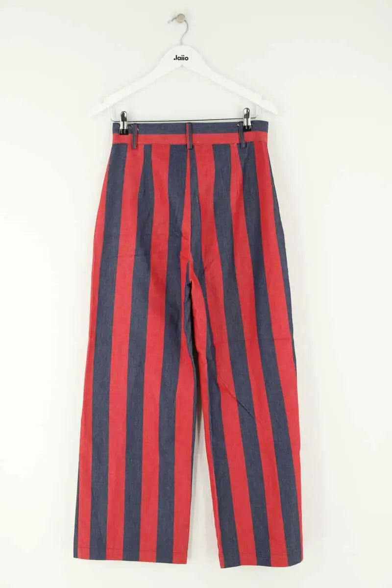 Pantalon La Veste Rouge en Coton