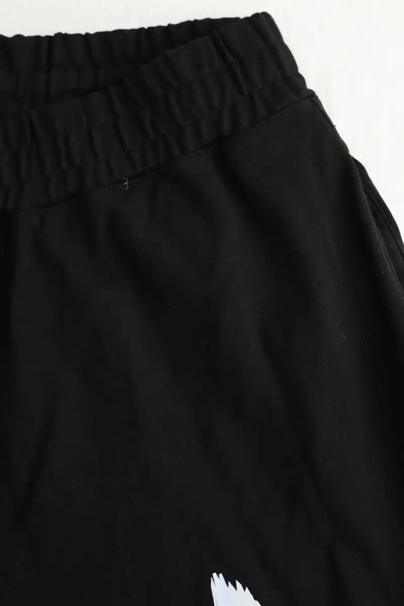 Pantalon large 3.Paradis Freedom dove Noir en Viscose