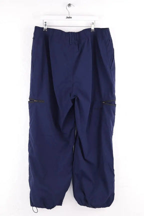Pantalon large Adidas Bleu en Synthétique