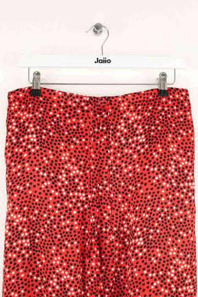 Pantalon large Agnès B. Rouge en Soie