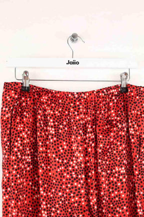Pantalon large Agnès B. Rouge en Soie