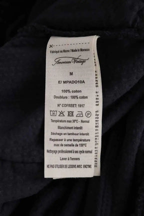 Pantalon large American Vintage Anthracite en Coton