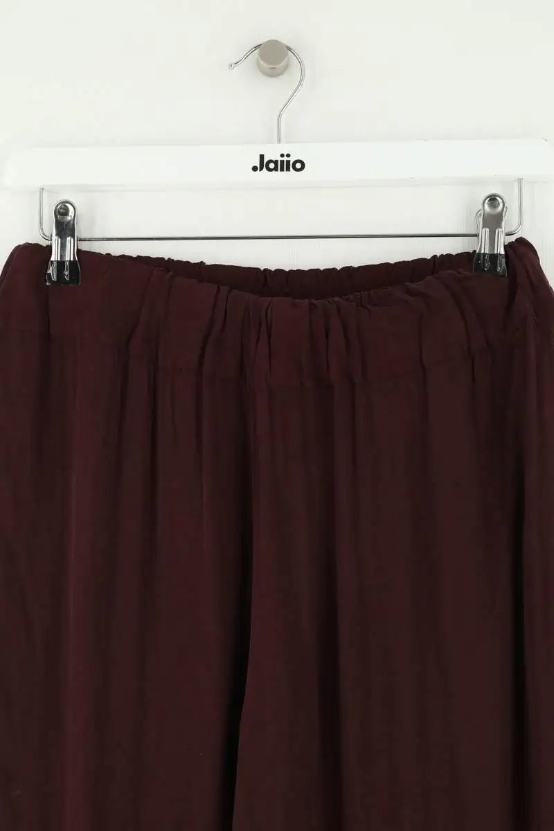 Pantalon large American Vintage Bordeaux en Viscose