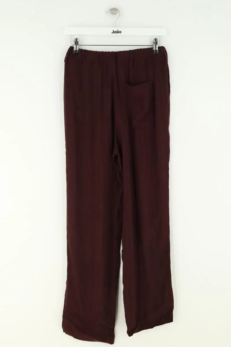 Pantalon large American Vintage Bordeaux en Viscose